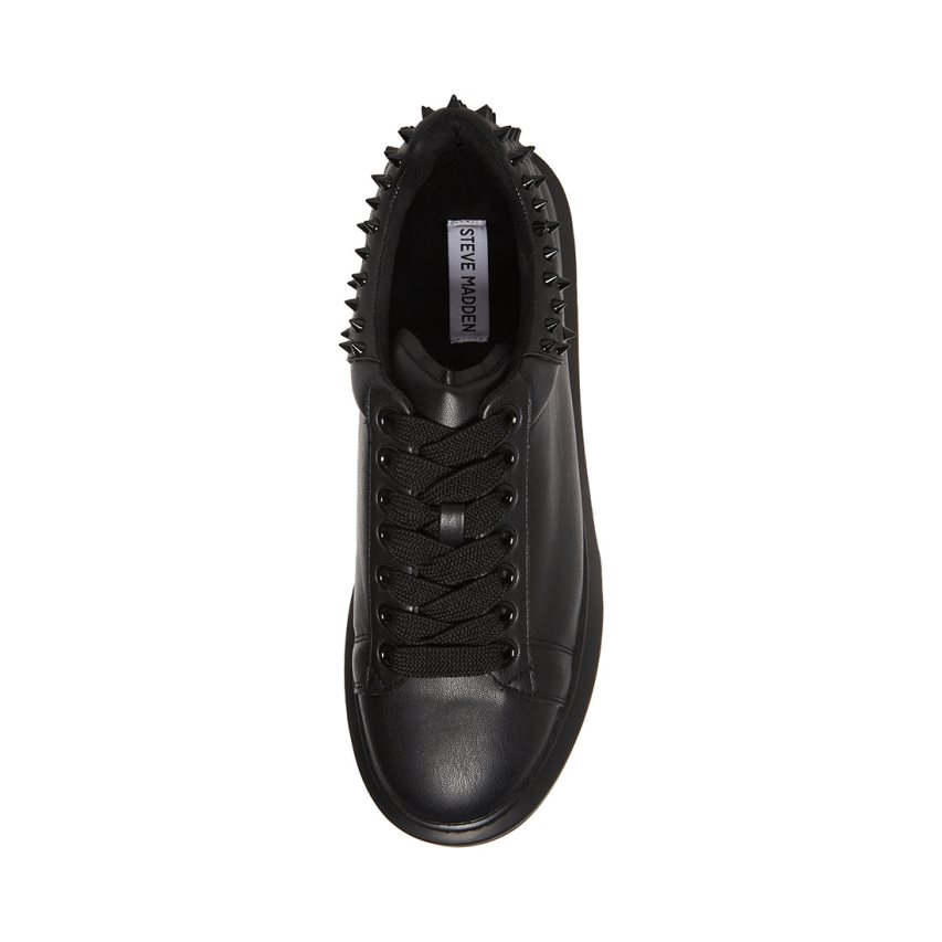 Black Steve Madden Frosting Men's Sneakers | PH 1038FGD